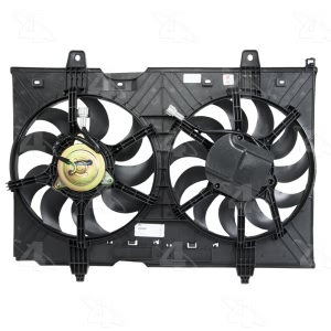 Four Seasons Dual Radiator And Condenser Fan Assembly for 2010 Nissan Rogue - 76191