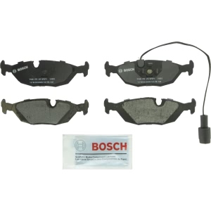 Bosch QuietCast™ Premium Organic Rear Disc Brake Pads for 1986 BMW 528e - BP279