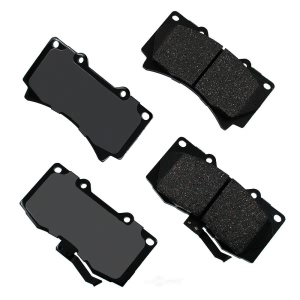 Akebono Pro-ACT™ Ultra-Premium Ceramic Front Disc Brake Pads for 2009 Hummer H3T - ACT1119