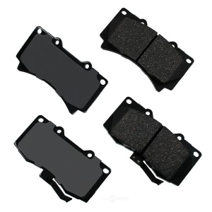 Akebono Pro-ACT™ Ultra-Premium Ceramic Front Disc Brake Pads for Hummer H3 - ACT1119