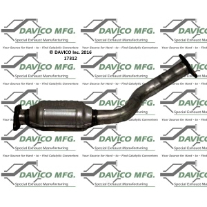 Davico Direct Fit Catalytic Converter and Pipe Assembly for 2011 Nissan Rogue - 17312