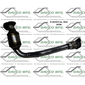 Davico Direct Fit Catalytic Converter and Pipe Assembly for 2009 Chevrolet Malibu - 19258