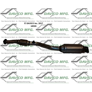 Davico Direct Fit Catalytic Converter for 2004 Hyundai Tiburon - 18504