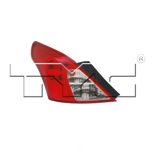 TYC Driver Side Outer Replacement Tail Light for 2016 Nissan Versa - 11-6402-00
