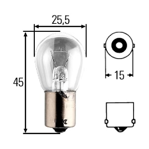 Hella Headlight Bulb for Pontiac Sunbird - H83035131