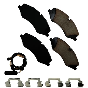 Akebono EURO™ Ultra-Premium Ceramic Front Disc Brake Pads for 2012 Land Rover Range Rover - EUR1425