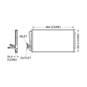 Denso A/C Condenser for Chevrolet S10 Blazer - 477-9518