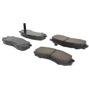 Centric Posi Quiet™ Ceramic Front Disc Brake Pads for 1991 Plymouth Laser - 105.04840