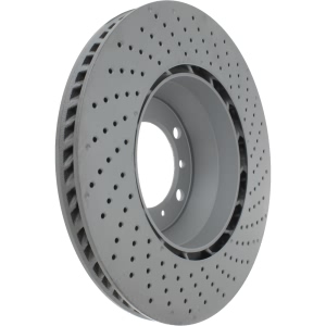 Centric SportStop Drilled 1-Piece Rear Driver Side Brake Rotor for Porsche Panamera - 128.37040