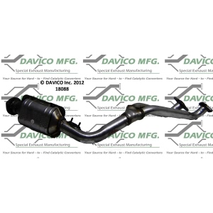 Davico Direct Fit Catalytic Converter and Pipe Assembly for 1997 Lexus LX450 - 18088