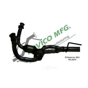 Davico Direct Fit Catalytic Converter and Pipe Assembly for 2003 Jeep Grand Cherokee - 19271