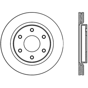Centric Premium™ Brake Rotor for 2005 Infiniti QX56 - 125.42090