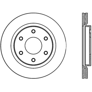 Centric Premium™ Brake Rotor for 2005 Nissan Titan - 125.42090