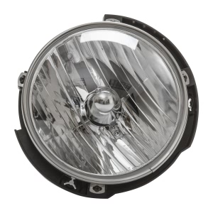 TYC Replacement 7 Round Driver Side Chrome Composite Headlight for Jeep Wrangler - 20-6836-00-1
