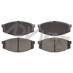Advics Ultra-Premium™ Ceramic Front Disc Brake Pads for Toyota Cressida - AD0207