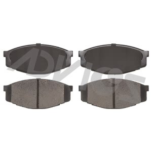 Advics Ultra-Premium™ Ceramic Front Disc Brake Pads for 1988 Toyota Pickup - AD0207