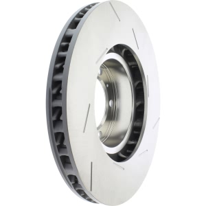 Centric SportStop Slotted 1-Piece Front Driver Side Brake Rotor for 2014 Porsche Panamera - 126.37108