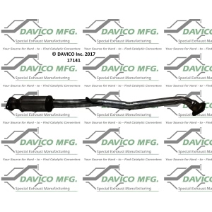 Davico Direct Fit Catalytic Converter and Pipe Assembly for 2004 Nissan Sentra - 17141