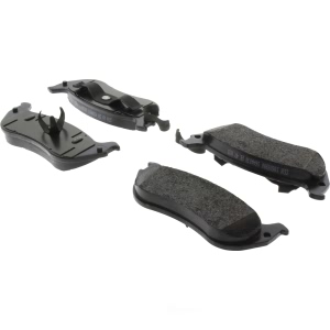 Centric Posi Quiet™ Extended Wear Semi-Metallic Rear Disc Brake Pads for 2000 Lincoln Town Car - 106.06900