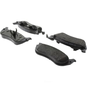 Centric Posi Quiet™ Extended Wear Semi-Metallic Rear Disc Brake Pads for 1996 Lincoln Town Car - 106.06900