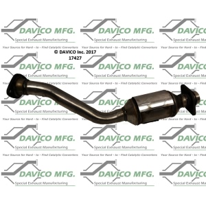 Davico Direct Fit Catalytic Converter and Pipe Assembly for 2014 Nissan Juke - 17427