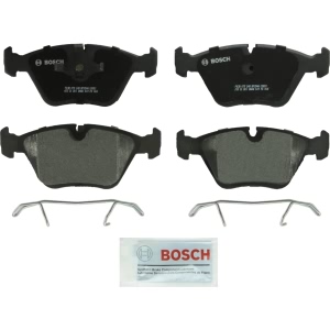 Bosch QuietCast™ Premium Organic Front Disc Brake Pads for 1991 BMW 535i - BP394A