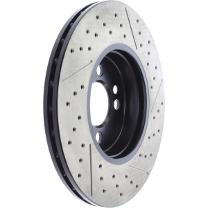 Centric SportStop Drilled and Slotted 1-Piece Front Brake Rotor for 2011 Mini Cooper - 127.34101