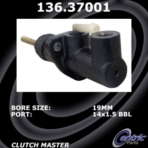 Centric Premium Clutch Master Cylinder for Porsche - 136.37001
