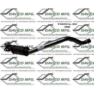 Davico Direct Fit Catalytic Converter and Pipe Assembly for Jaguar - 19065