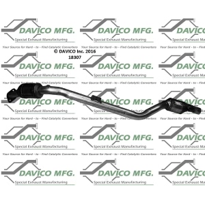 Davico Direct Fit Catalytic Converter and Pipe Assembly for Mercedes-Benz C32 AMG - 18307
