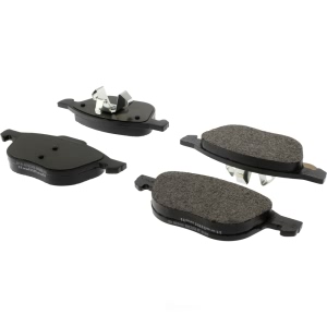 Centric Posi Quiet™ Extended Wear Semi-Metallic Front Disc Brake Pads for 2018 Ford C-Max - 106.10440