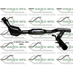 Davico Direct Fit Catalytic Converter and Pipe Assembly for 1997 Ford F-250 - 19055