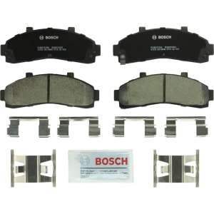 Bosch QuietCast™ Premium Ceramic Front Disc Brake Pads for Mazda B2500 - BC652