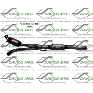 Davico Direct Fit Catalytic Converter and Pipe Assembly for 2000 Dodge Dakota - 190912