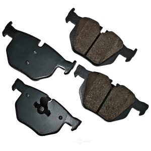 Akebono EURO™ Ultra-Premium Ceramic Rear Disc Brake Pads for 2006 BMW 525i - EUR1042