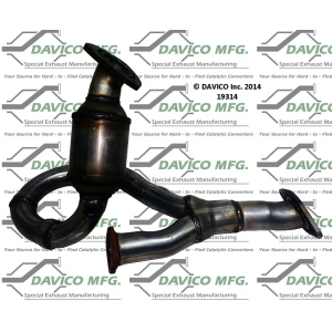Davico Direct Fit Catalytic Converter and Pipe Assembly for Saturn Aura - 19314