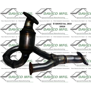 Davico Direct Fit Catalytic Converter and Pipe Assembly for 2008 Saturn Aura - 19314