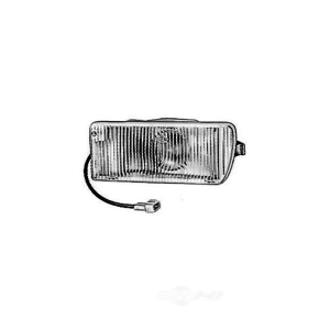 Hella Turn Signal Light With Pig Tail Bulb Socket for Volkswagen - 005398041
