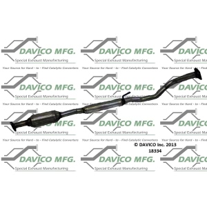 Davico Direct Fit Catalytic Converter and Pipe Assembly for Mazda Miata - 18334