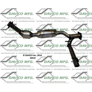 Davico Direct Fit Catalytic Converter and Pipe Assembly for 2004 Lincoln Navigator - 19419