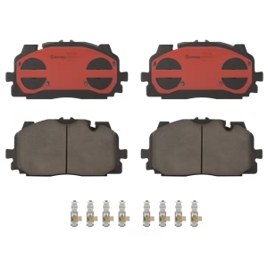 brembo Premium Ceramic Front Disc Brake Pads for 2019 Audi RS5 - P85165N