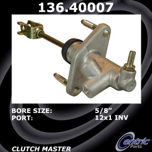 Centric Premium Clutch Master Cylinder for Acura Vigor - 136.40007