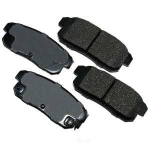 Akebono Pro-ACT™ Ultra-Premium Ceramic Rear Disc Brake Pads for 2003 Nissan Maxima - ACT1008