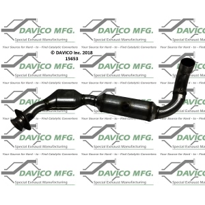 Davico Direct Fit Catalytic Converter and Pipe Assembly for 2001 Ford F-150 - 15653