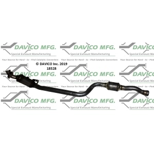 Davico Direct Fit Catalytic Converter and Pipe Assembly for Mercedes-Benz GLK350 - 18528