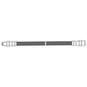 Centric Rear Lower Brake Hose for 2013 Mercedes-Benz G63 AMG - 150.35313