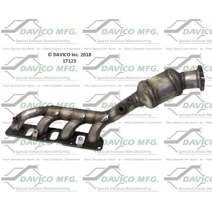 Davico Exhaust Manifold with Integrated Catalytic Converter for 2010 Nissan Titan - 17123