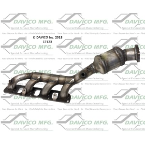 Davico Exhaust Manifold with Integrated Catalytic Converter for 2012 Nissan Armada - 17123