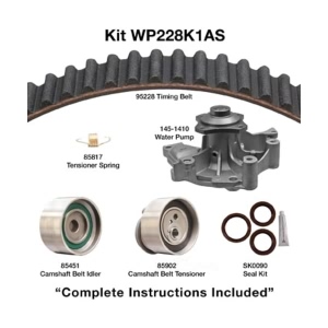 Dayco Timing Belt Kit With Water Pump for 1994 Mazda MX-6 - WP228K1AS