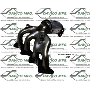 Davico Exhaust Manifold with Integrated Catalytic Converter for Chrysler Sebring - 19215